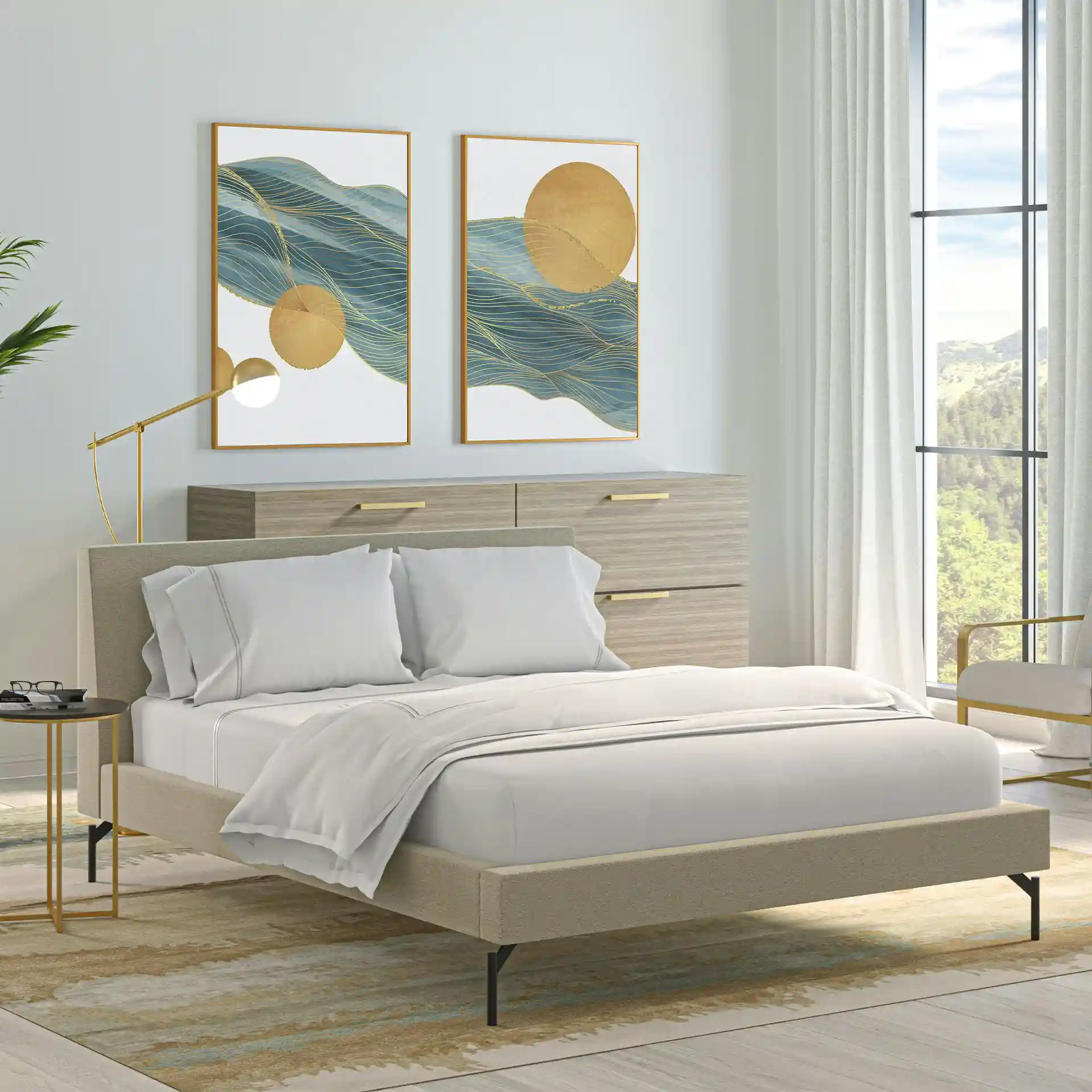 Zenhaven® Latex Mattress featuring two comfort feels and responsive natural latex